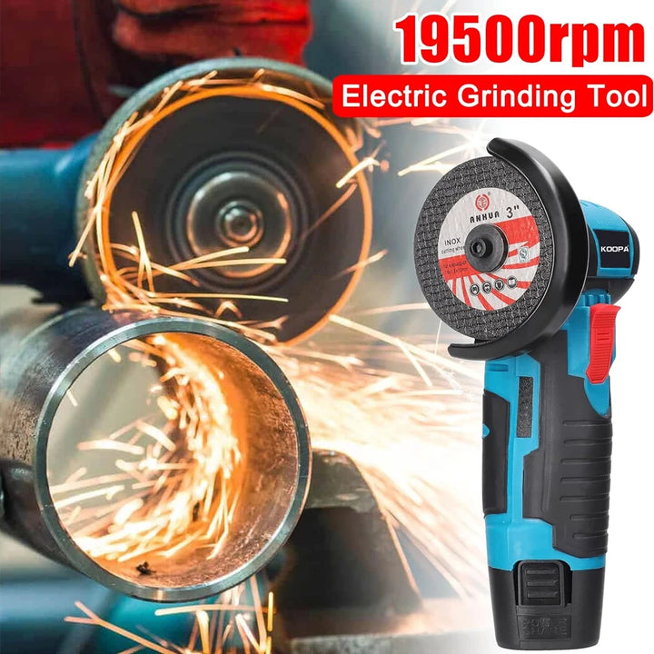 Koopa Tool Angle Grinder 19500rpm Mini Grinders Power Tools Handheld Portable Electric Grinder Machine with 5 Cutting Disc